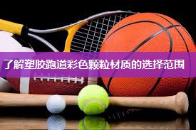了解塑胶跑道彩色颗粒材质的选择范围