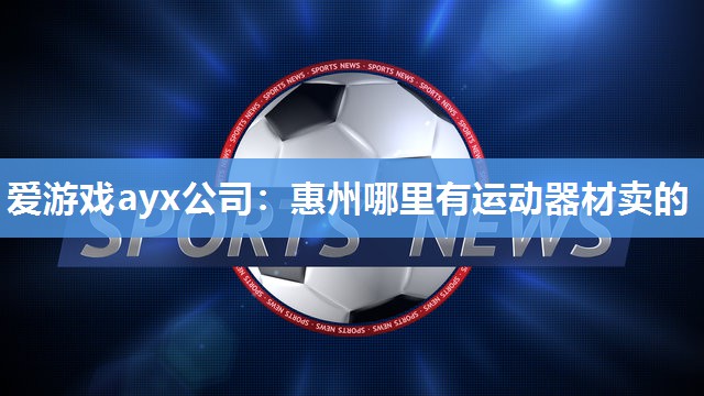 爱游戏ayx公司：惠州哪里有运动器材卖的