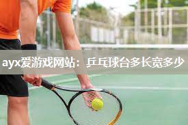 乒乓球台多长宽多少