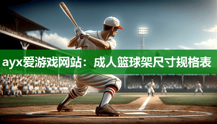 成人篮球架尺寸规格表